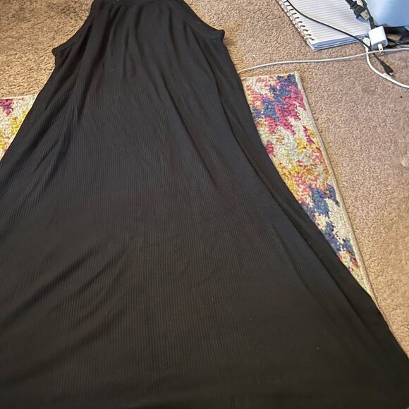 Madewell xs black ribbed dress - Picture 4 of 8